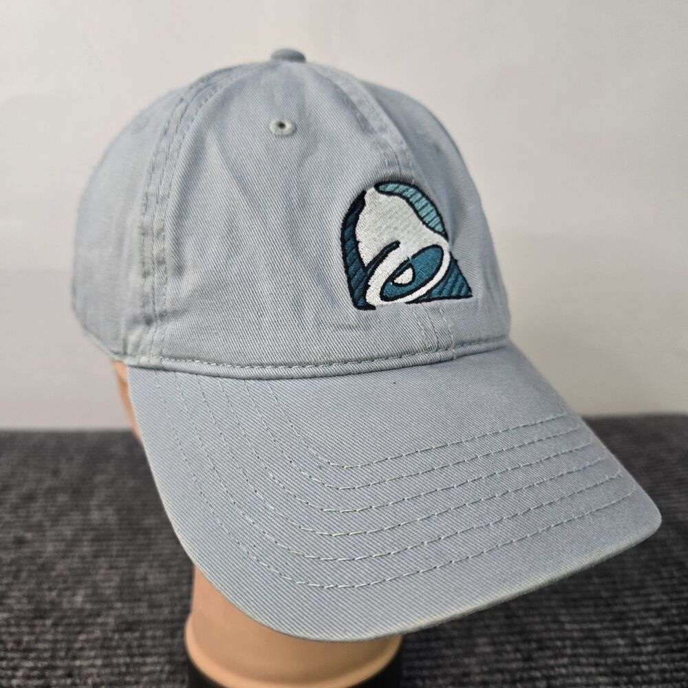 Taco Bell Foundation Logo Light Blue Adjustable Strapback Baseball Cap Hat